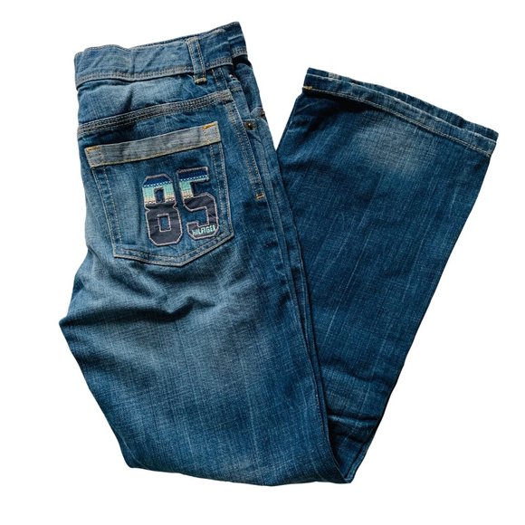 TOMMY HILFIGER jeans large cut size 12 (fit 10) - Picture 1 of 9
